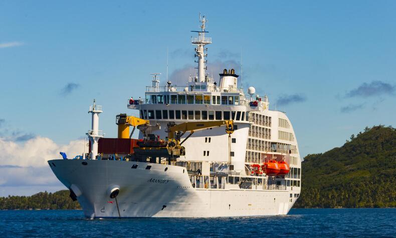 crucero lujo mercante Aranui Polinesia 
