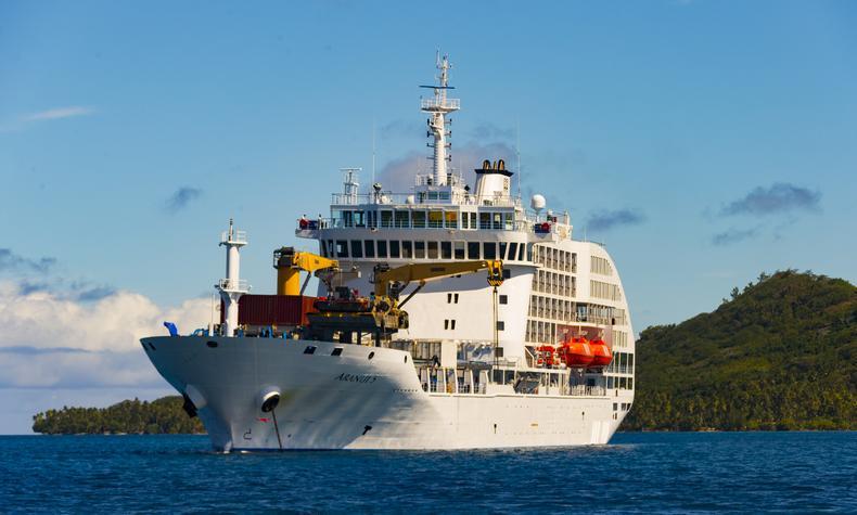 crucero lujo mercante Aranui Polinesia 