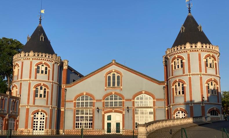 Edificio de las bodegas Pommery, situadas en las afueras de Reims bodega pommery
