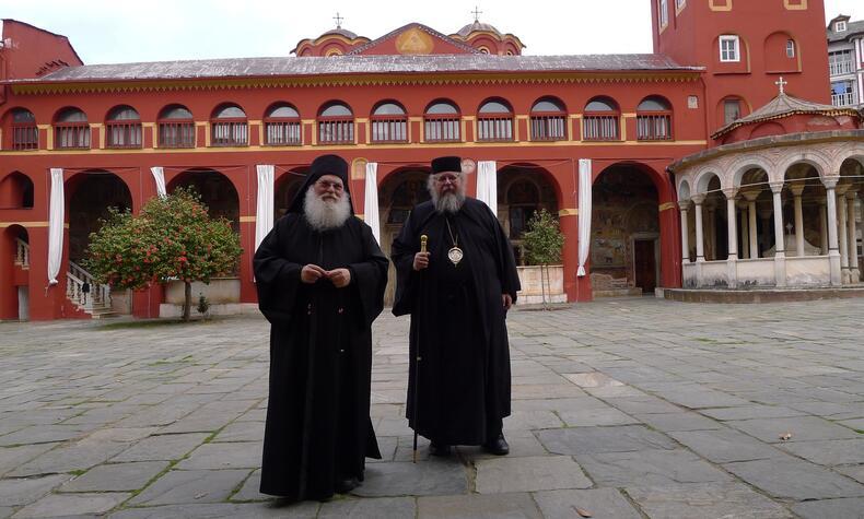 Monasterio Vatopedi. Monte Athos Grecia-ortodoxo-costumbres