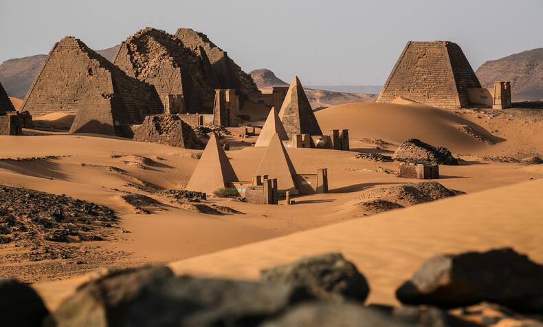 piramides de Meroe Sudán