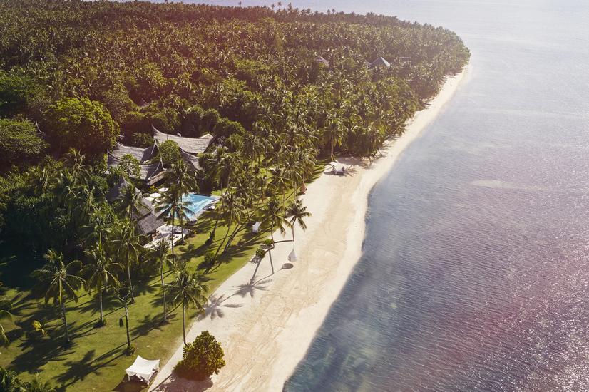 viaje lujo remoto isla romántica Siargao Filipinas nay palad