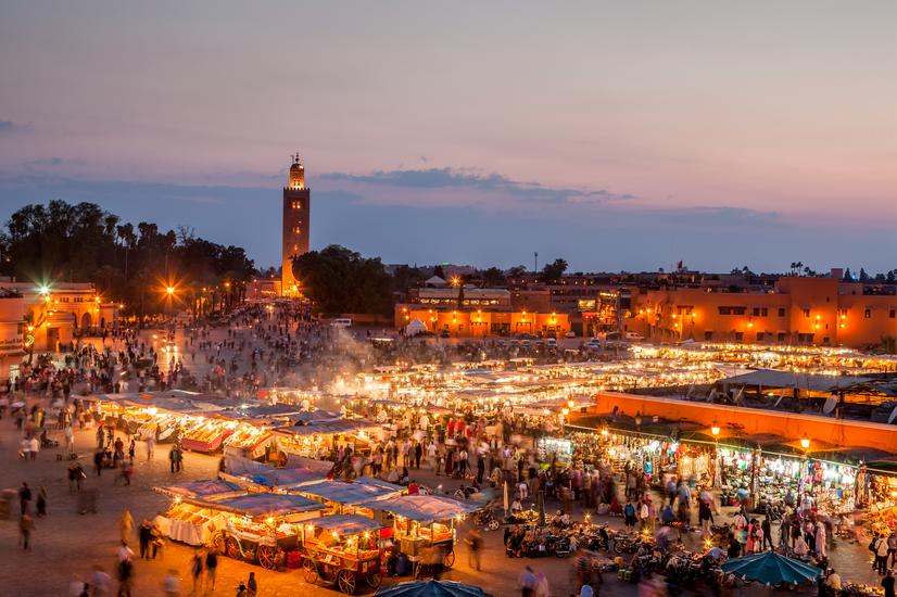 viaje Marruecos Plaza de Djemaa el Fna Marrakech