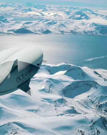 aviación sostenible dirigible oceanSky