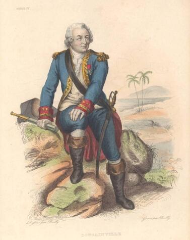 El capitán Louis Antoine Bougainville partió del puerto de Brest en 1765 louis antoine bougainville
