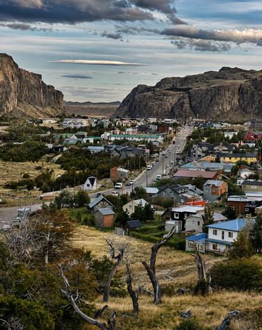 Localidad de El Chaltén. Foto: Gonzalo Gimeno.