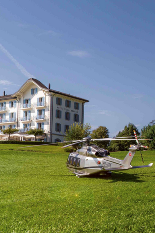 Suiza tiene mayor flexibilidad con los vuelos en helicóptero. Suiza tiene mayor flexibilidad con los vuelos en helicóptero