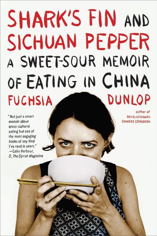 Portada del libro más conocido de Dunlop. Shark's Fin and Sichuan Pepper