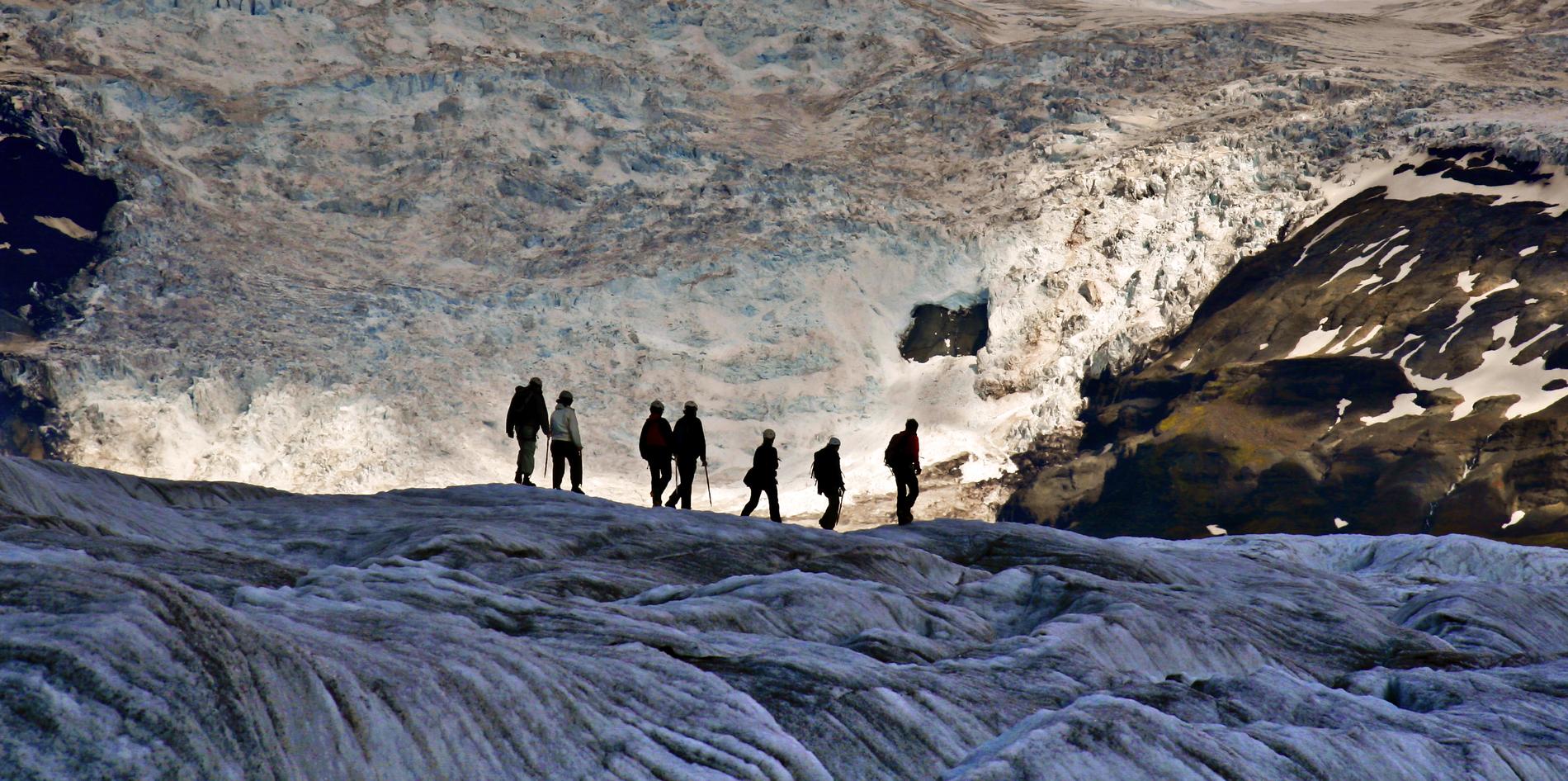 viaje lujo aventura islandia trekking glaciar