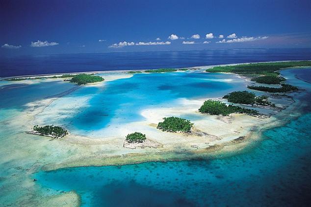 viaje lujo romántico islas remotas polinesia blue lagoon