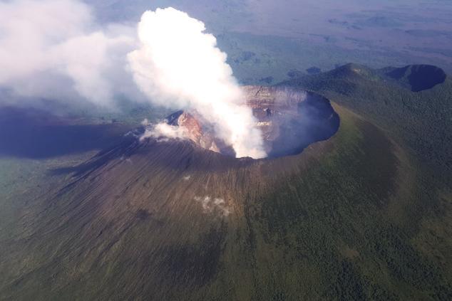 Monte Nyiragongo Congo volcán