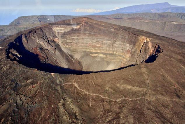 volcán piton fournaise isla reunión