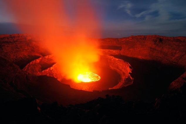 Monte Nyiragongo Congo volcán