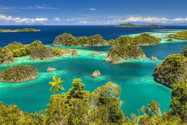 El archipiélago de Raja Ampat está formado por 1.500 islas. raja ampat