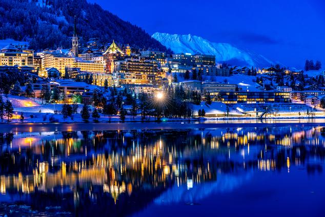 St. Moritz,de noche