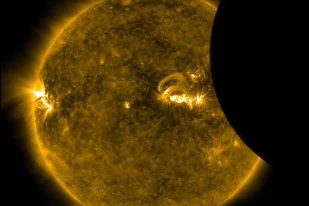 Foto: NASA. Eclipse solar