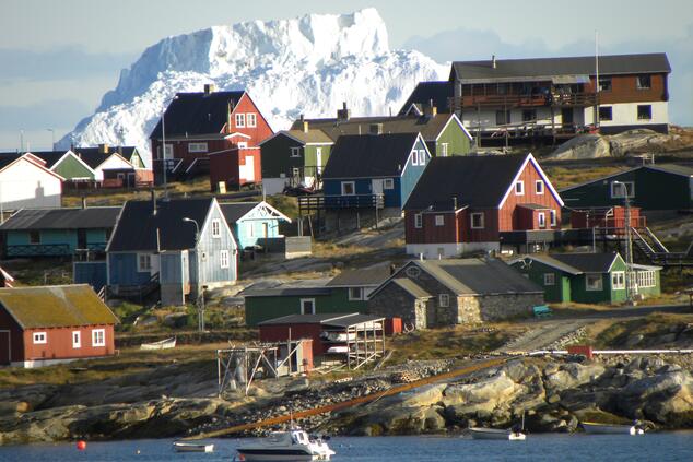 Viviendas en Qeqertarsuaq.