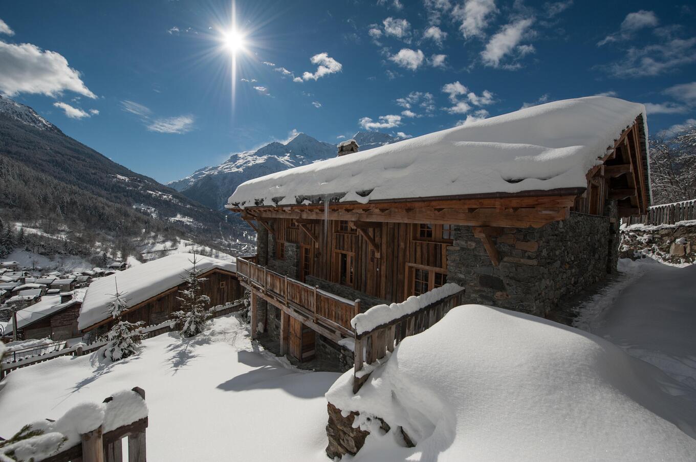 experiencia lujo esquí Chalet Pelerin alpes franceses