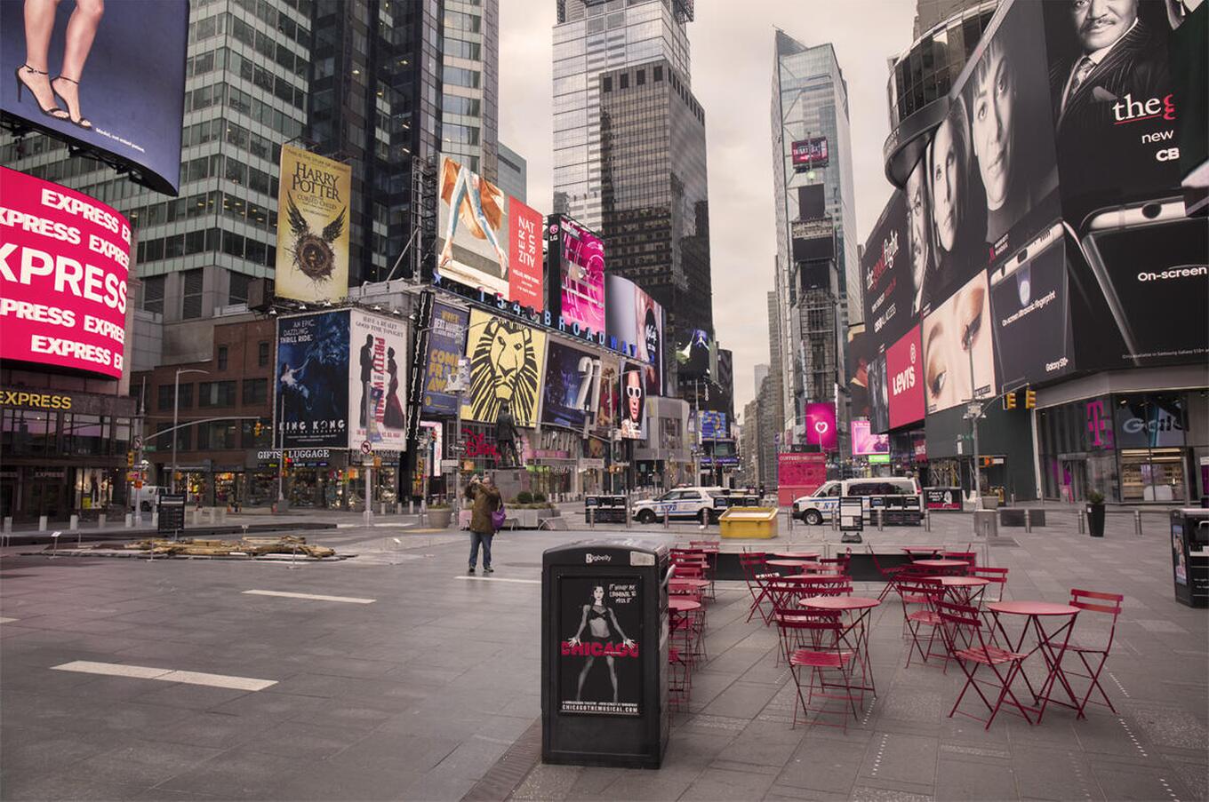 En Nueva York hicieron falta dos semanas de trabajo para conseguir la foto perfecta. Foto: Ignacio Pereira. Ignacio pereira fotógrafo grandes ciudades Times Square Nueva York