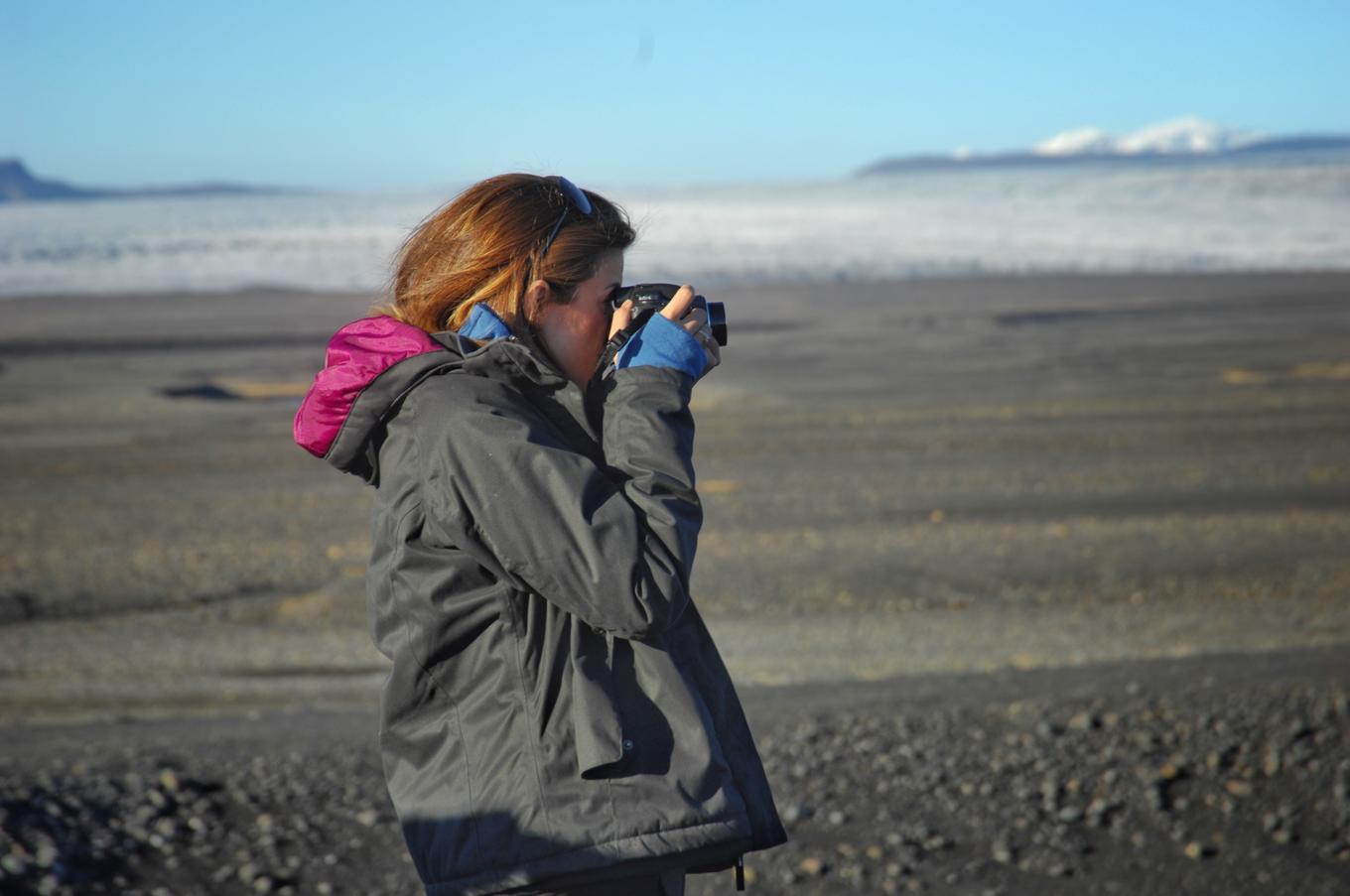África Llamas, socia y directora de Elefant Travel en Barcelona, durante su viaje a Islandia viaje lujo aventura Islandia