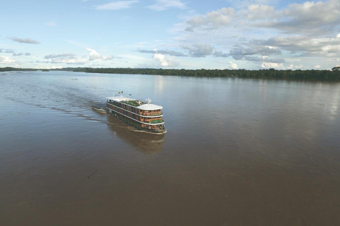 viaje lujo experiencia barco Anakonda Amazonas Ecuador