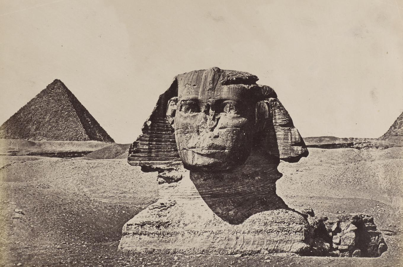 A principios del siglo XX, Egipto era un destino atractivo para los aristócratas británicos que viajaban al país en busca de antigüedades con las que decorar sus mansiones. Foto: Getty Museum esfinge Egipto