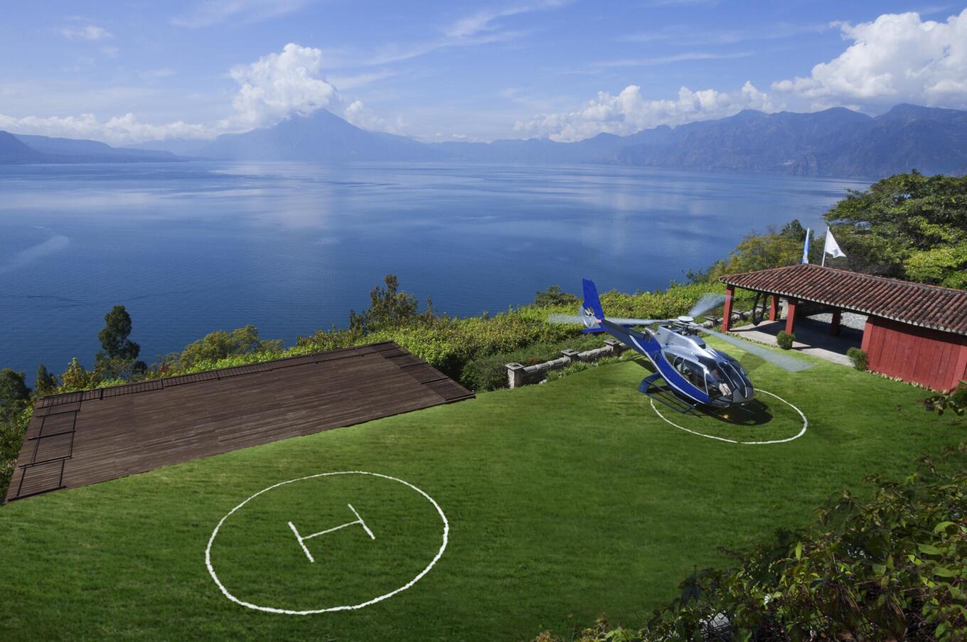 Helipuerto en Casa Palopó.