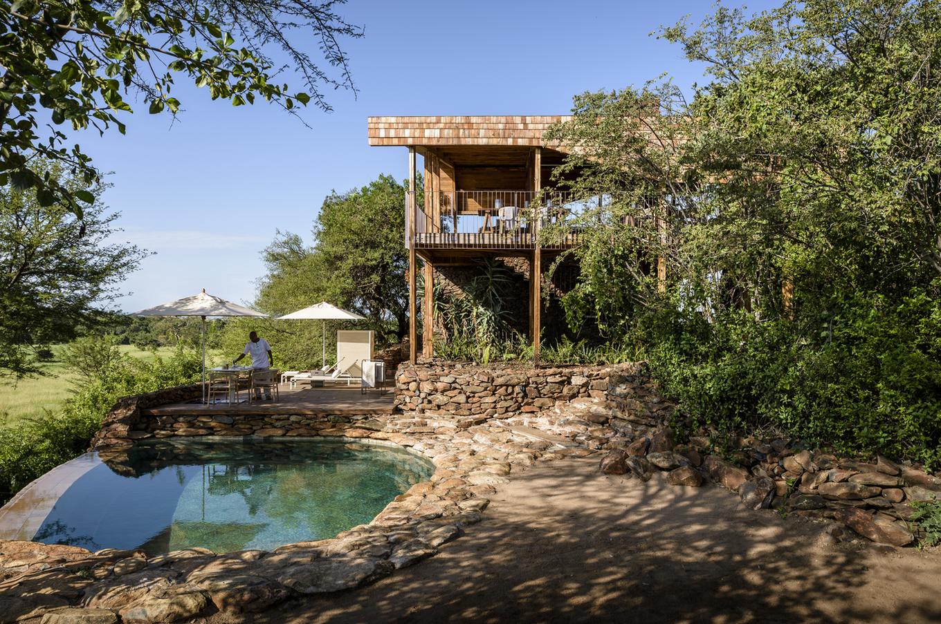 Faru Faru Lodge villa piscina safari