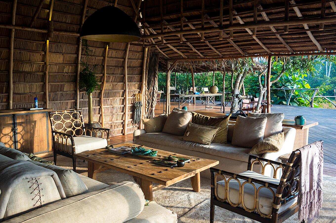 Interior campamento
