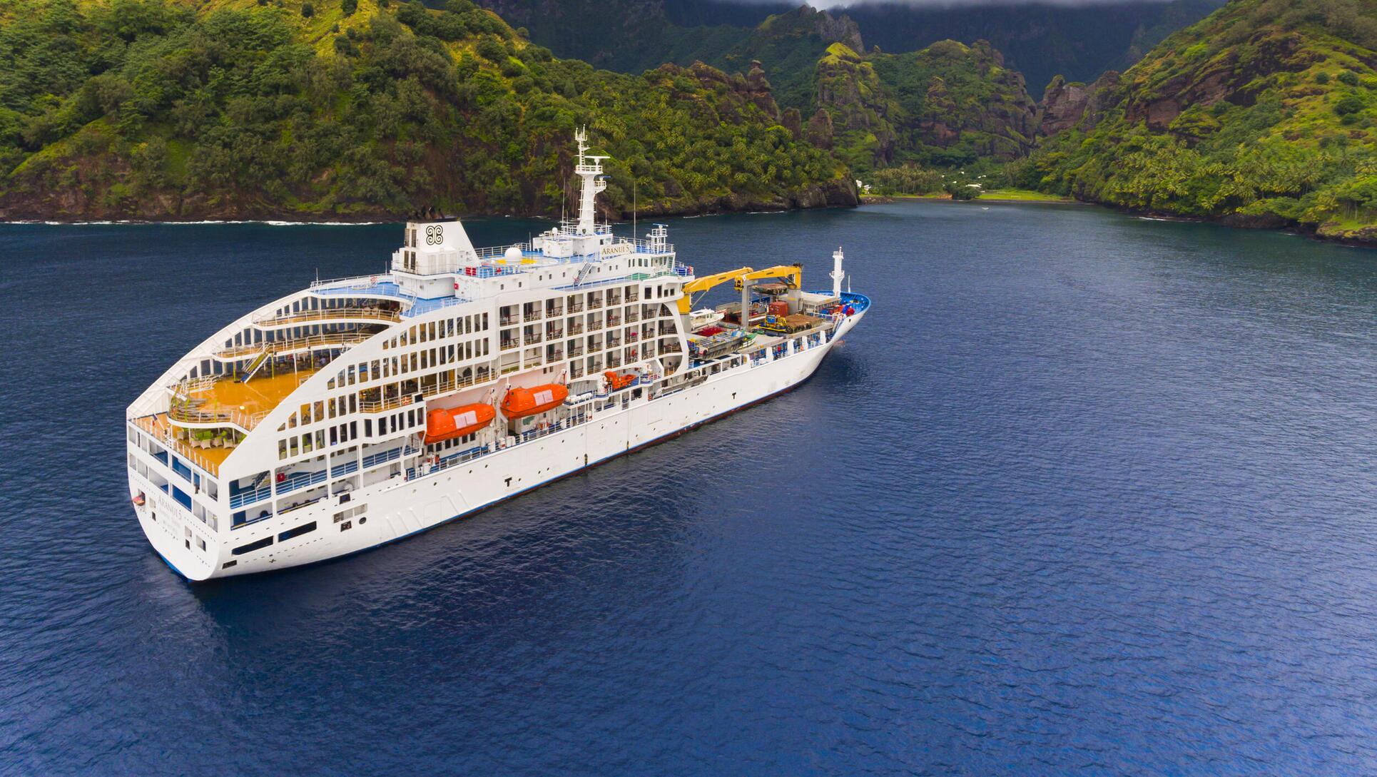 crucero lujo mercante Aranui Polinesia 