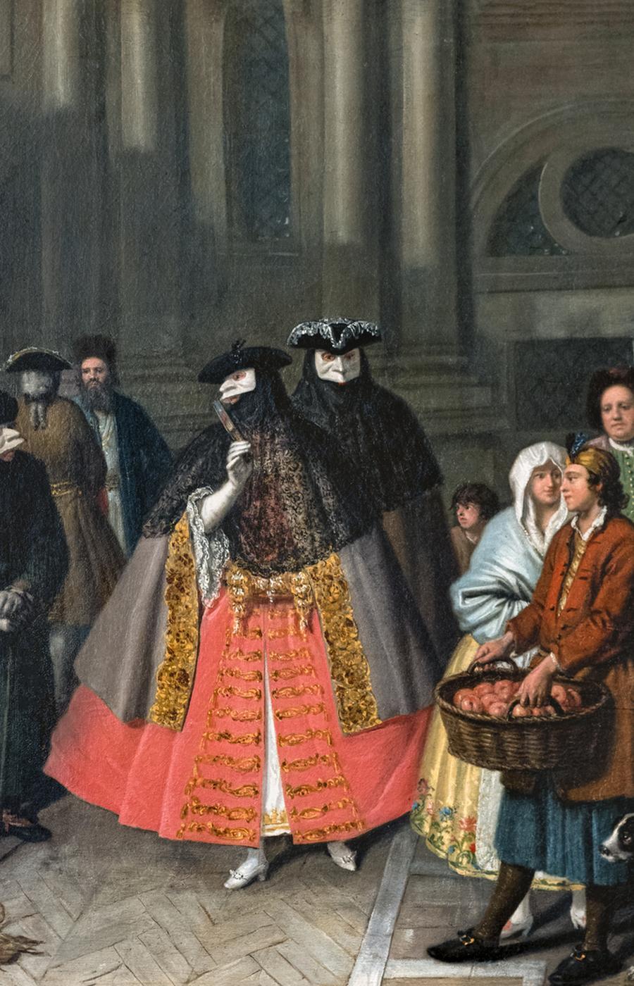 Los nobles utilizaban la máscara para mezclarse con el pueblo sin ser reconocidos carnaval venecia pietro longhi